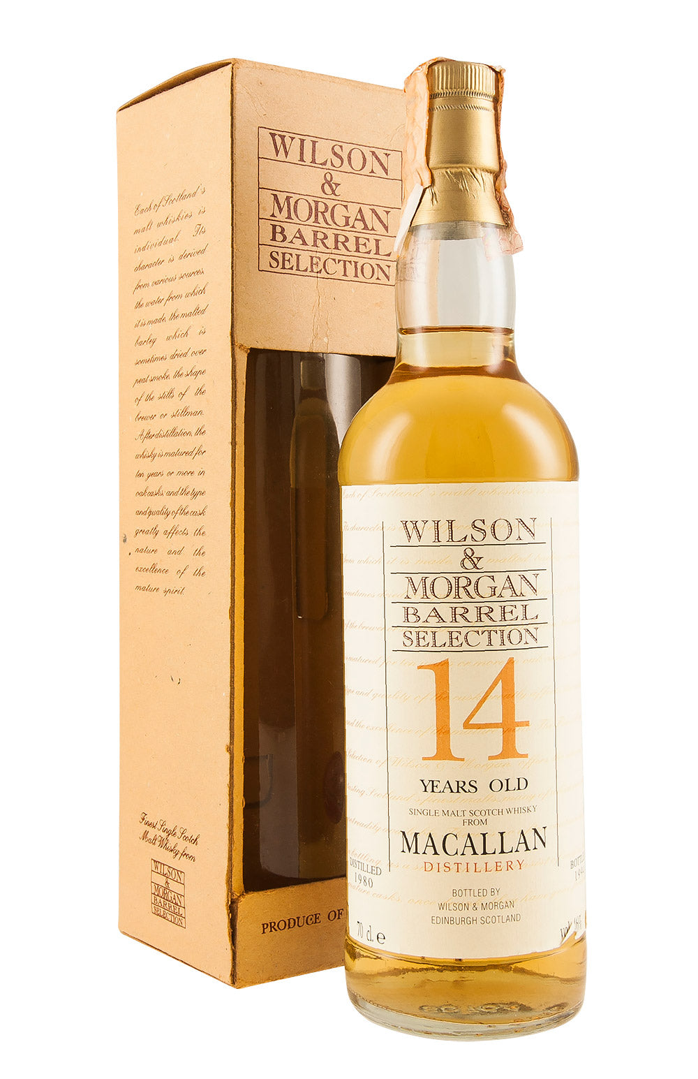 Macallan 14 Year Old Wilson & Morgan 1980