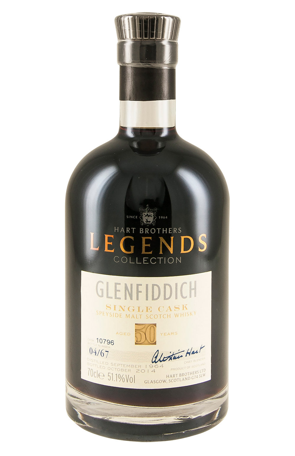 Glenfiddich 50 Year Old Hart Brothers 1964