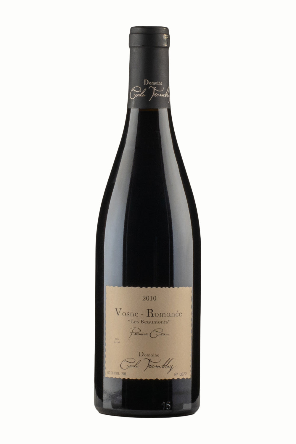 Vosne Romanee Les Beaumonts Cecile Tremblay 2010