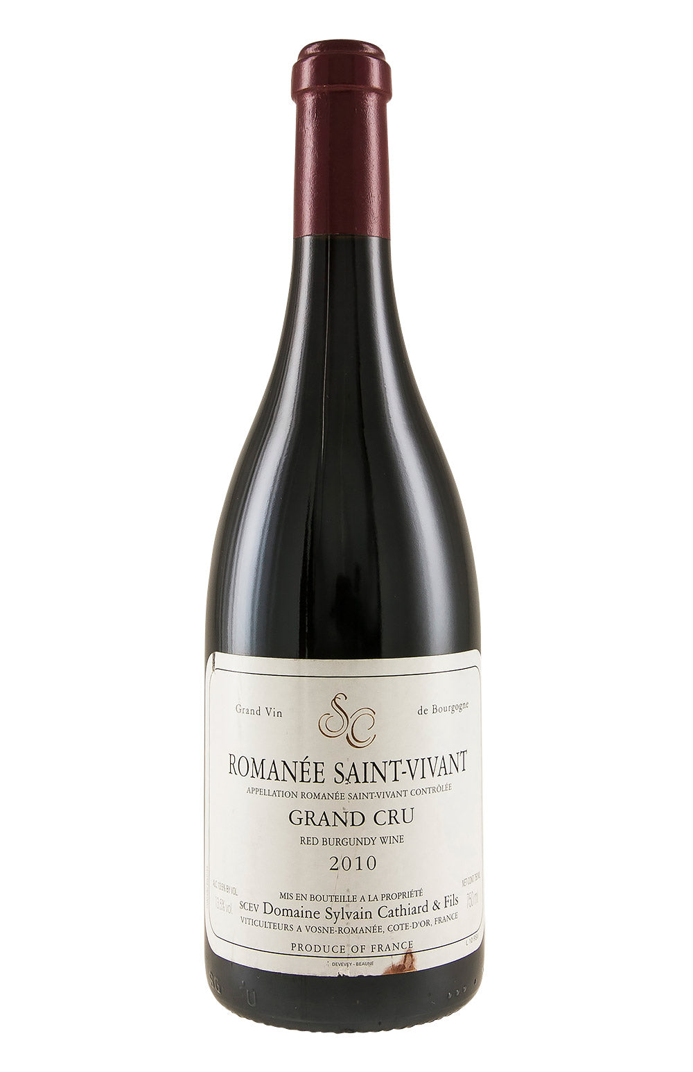 Romanee St Vivant Sylvain Cathiard 2010