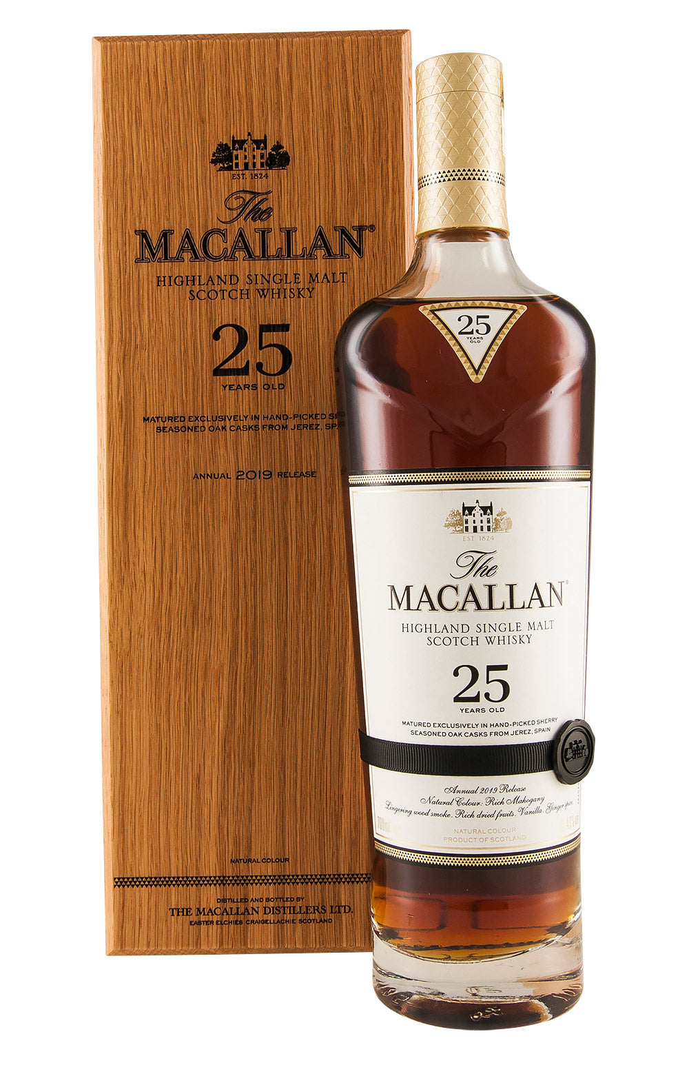 Macallan 25 Year Old Sherry Oak (2019 Release)