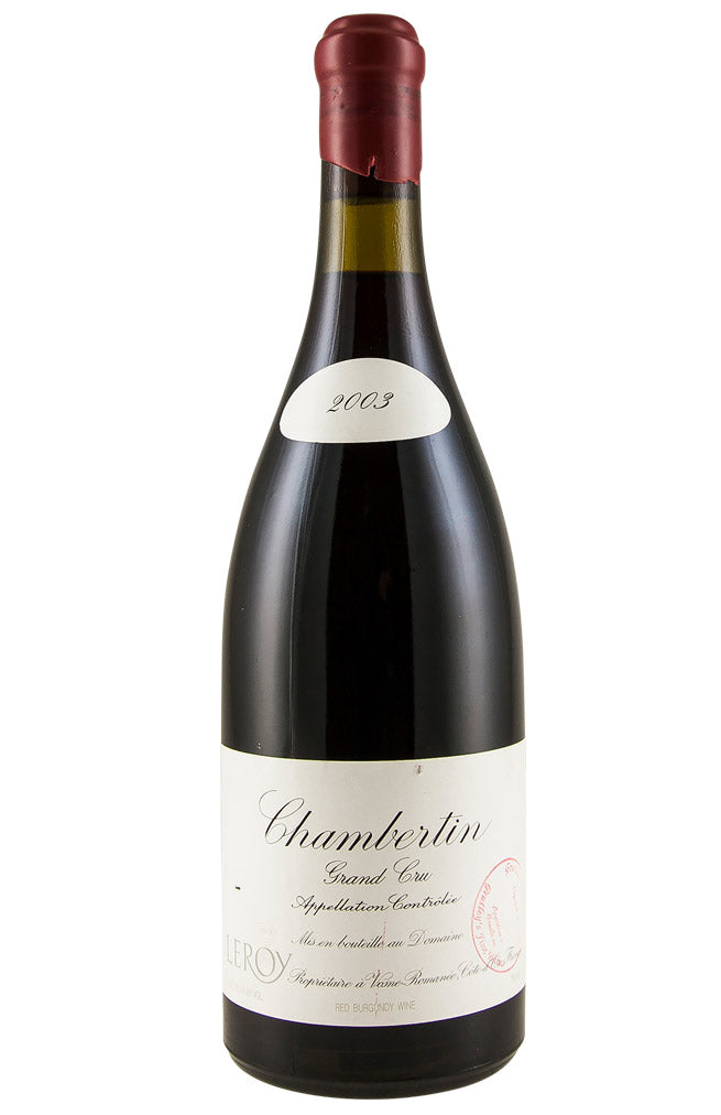Chambertin Domaine Leroy 2003