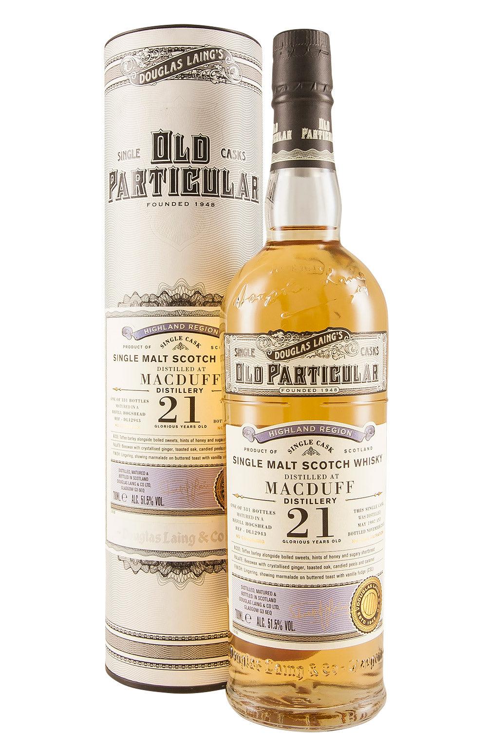 Macduff 21 Year Old Old Particular 1997