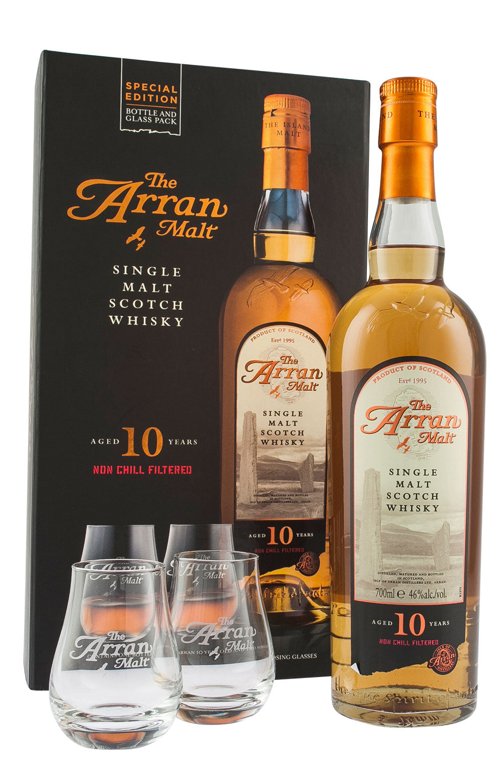 Arran 10 Year Old 2 Glass Gift Set