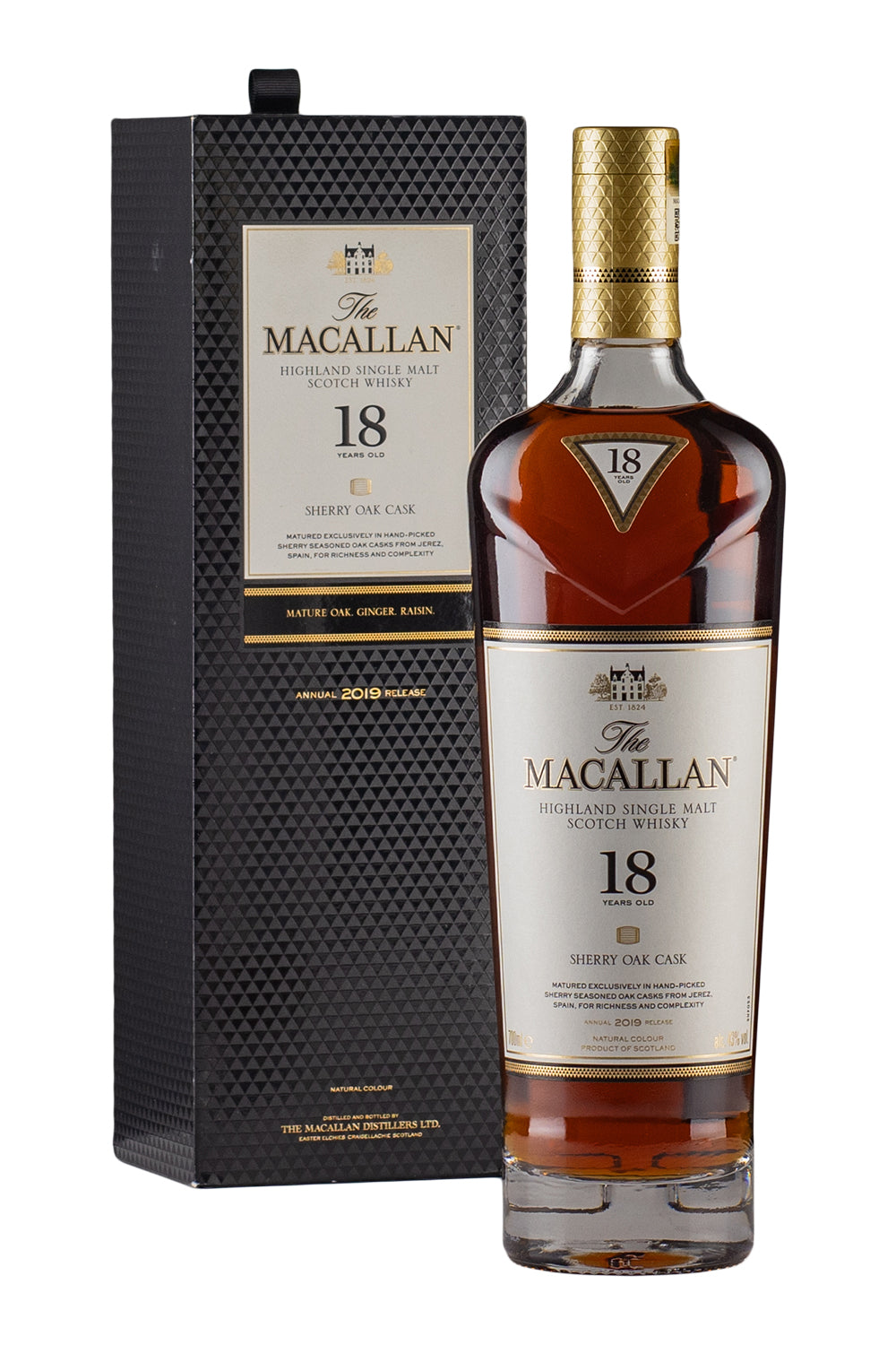 Macallan 18 Year Old Sherry Oak (2019 Release)