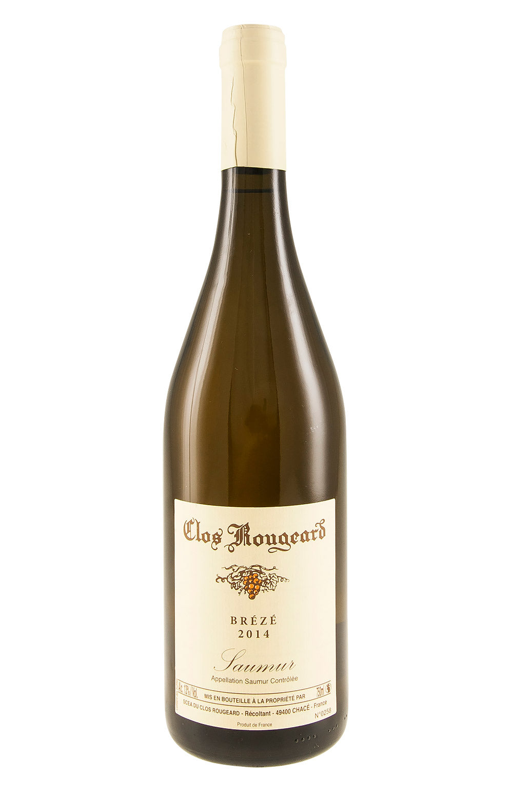 Saumur Breze Clos Rougeard 2014
