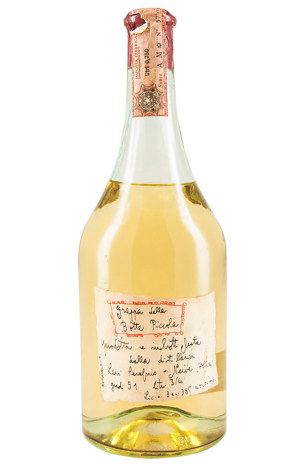 Romano Levi Grappa della Botte Piccola 1981