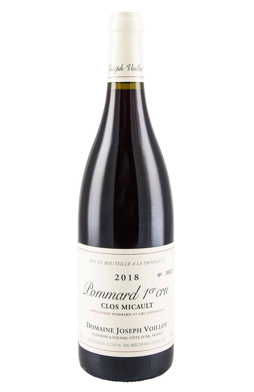 Pommard Le Clos Micault Joseph Voillot 2018
