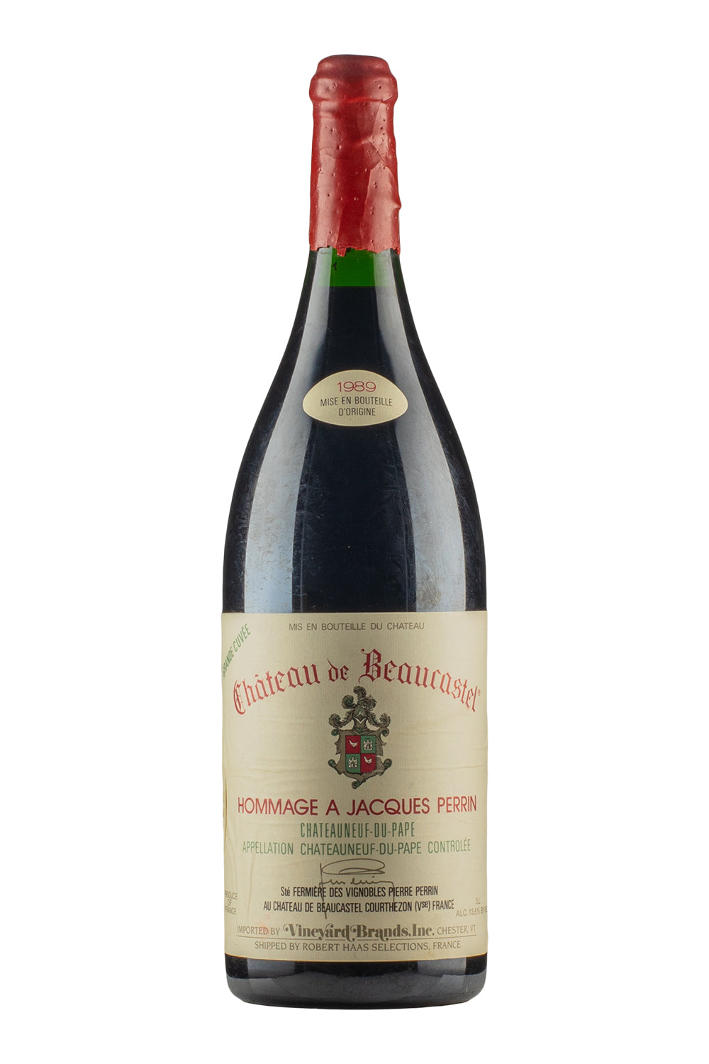 Chateauneuf du Pape Hommage a Jacques Perrin Beaucastel 300cl 1989