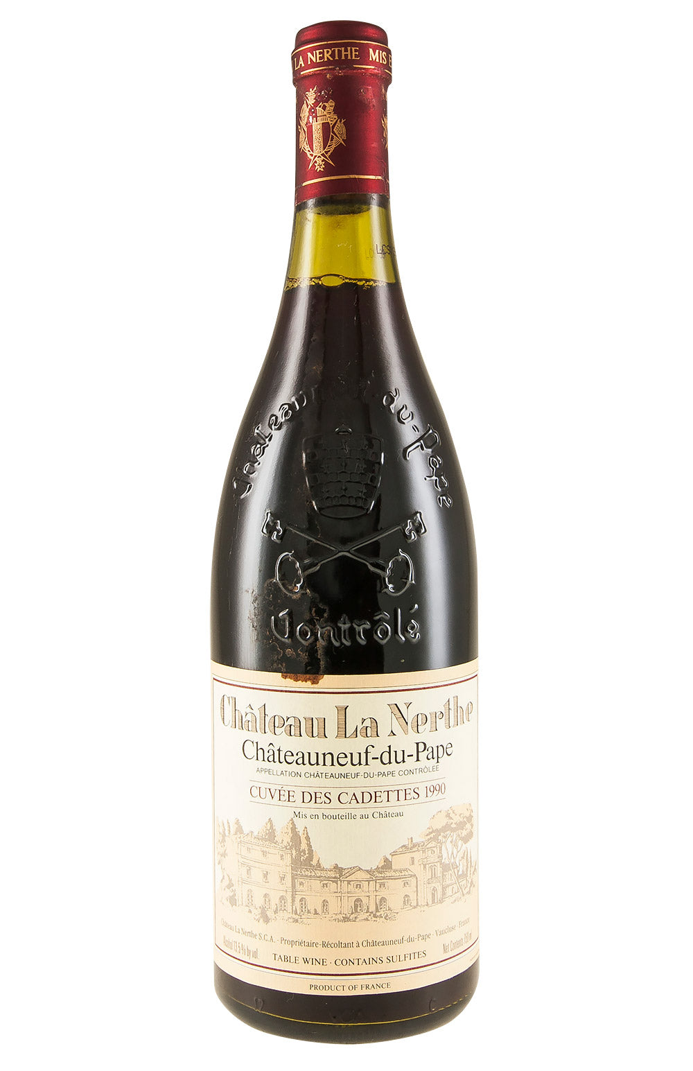 Chateauneuf du Pape Cuvee des Cadettes Chateau La Nerthe 1990