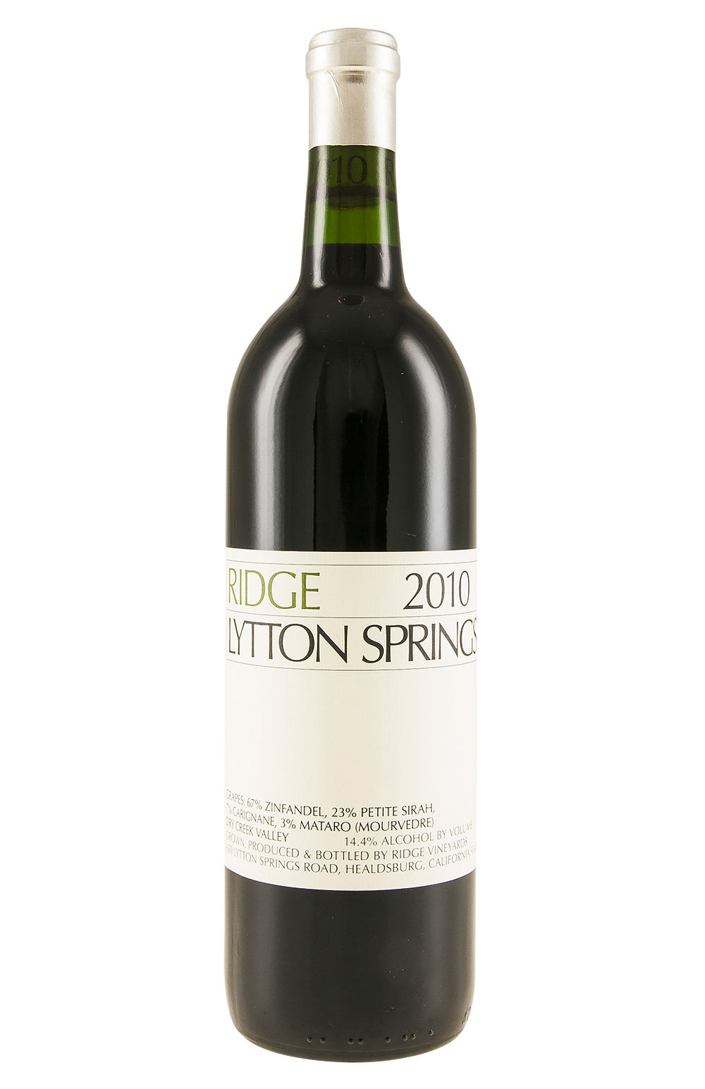 Ridge Lytton Springs 2010