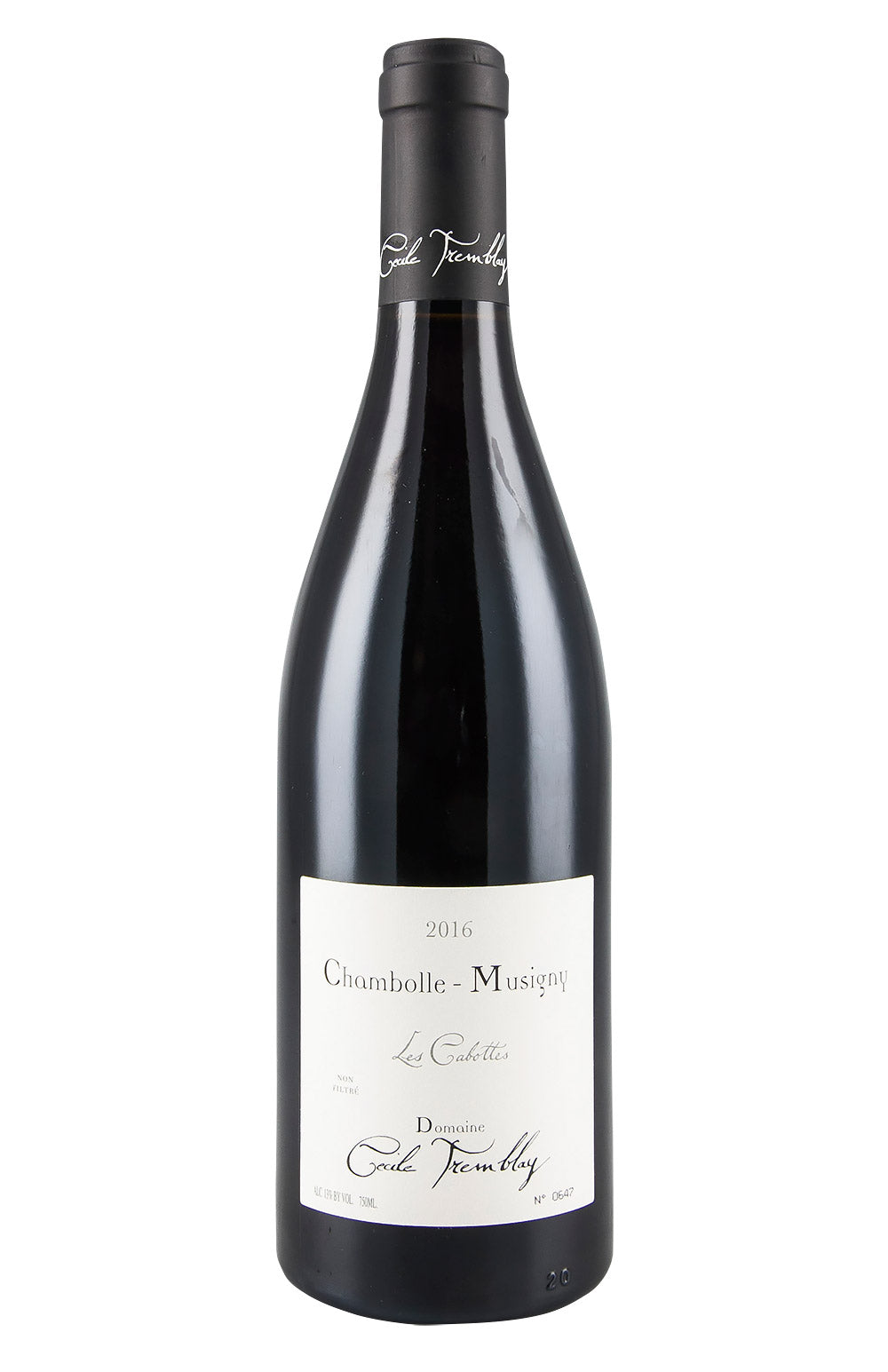 Chambolle Musigny Les Cabottes Cecile Tremblay 2016