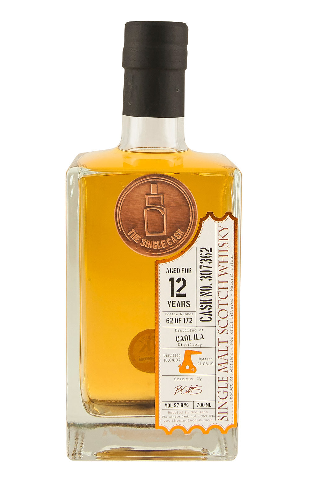 Caol Ila 12 Year Old The Single Cask 2007