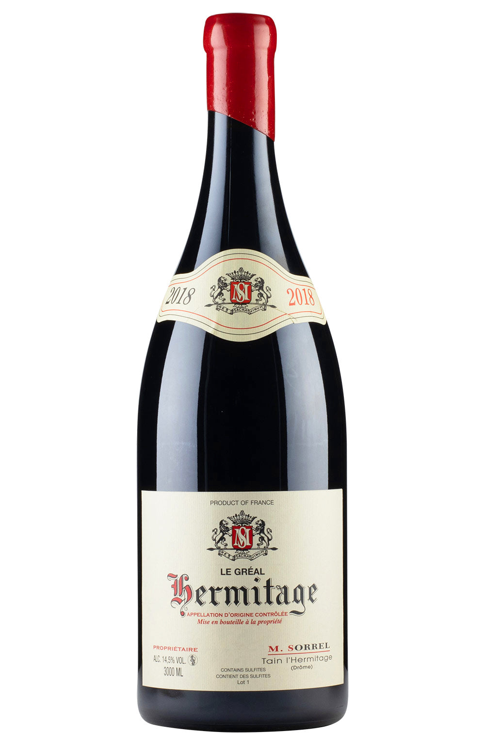 Hermitage Le Greal Sorrel 300cl 2018