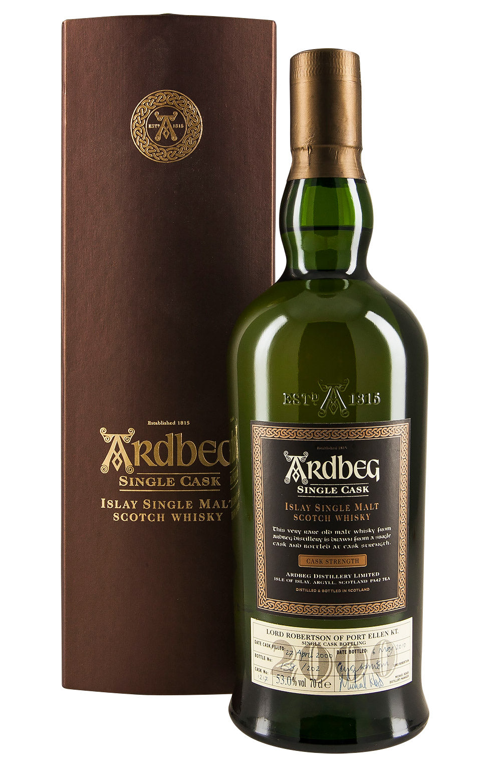 Ardbeg Lord Robertson 2000