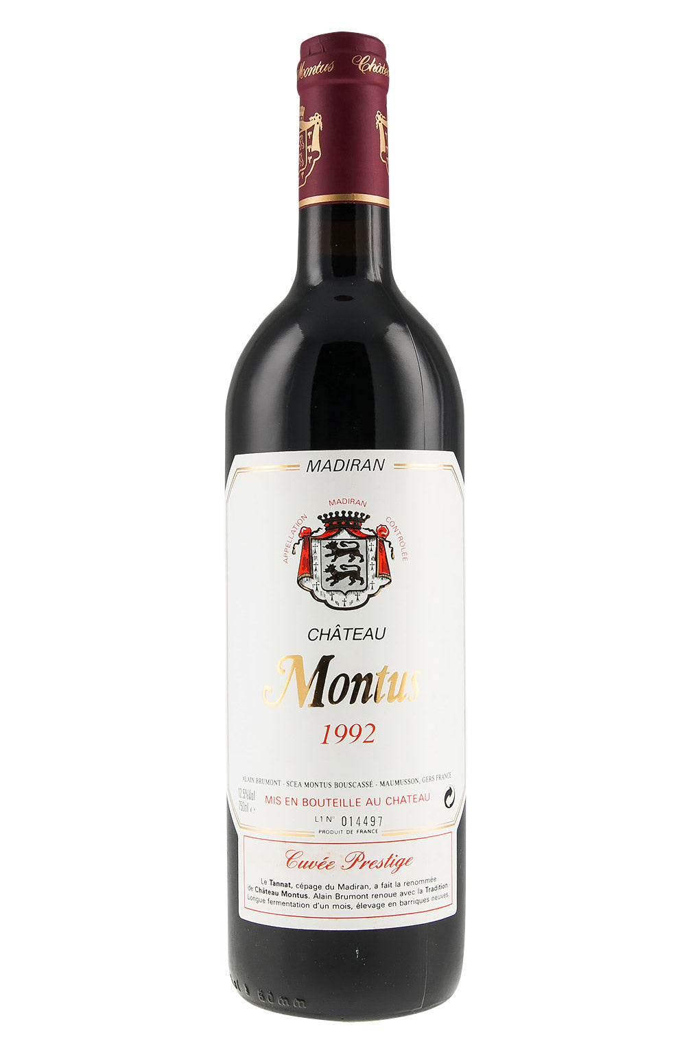 Montus Cuvee Prestige 1992
