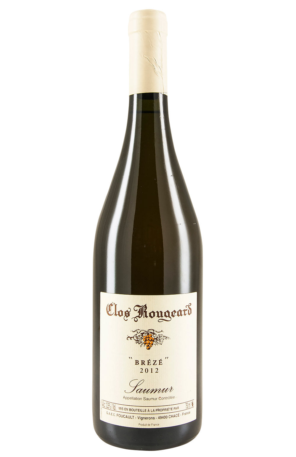 Saumur Breze Clos Rougeard 2012