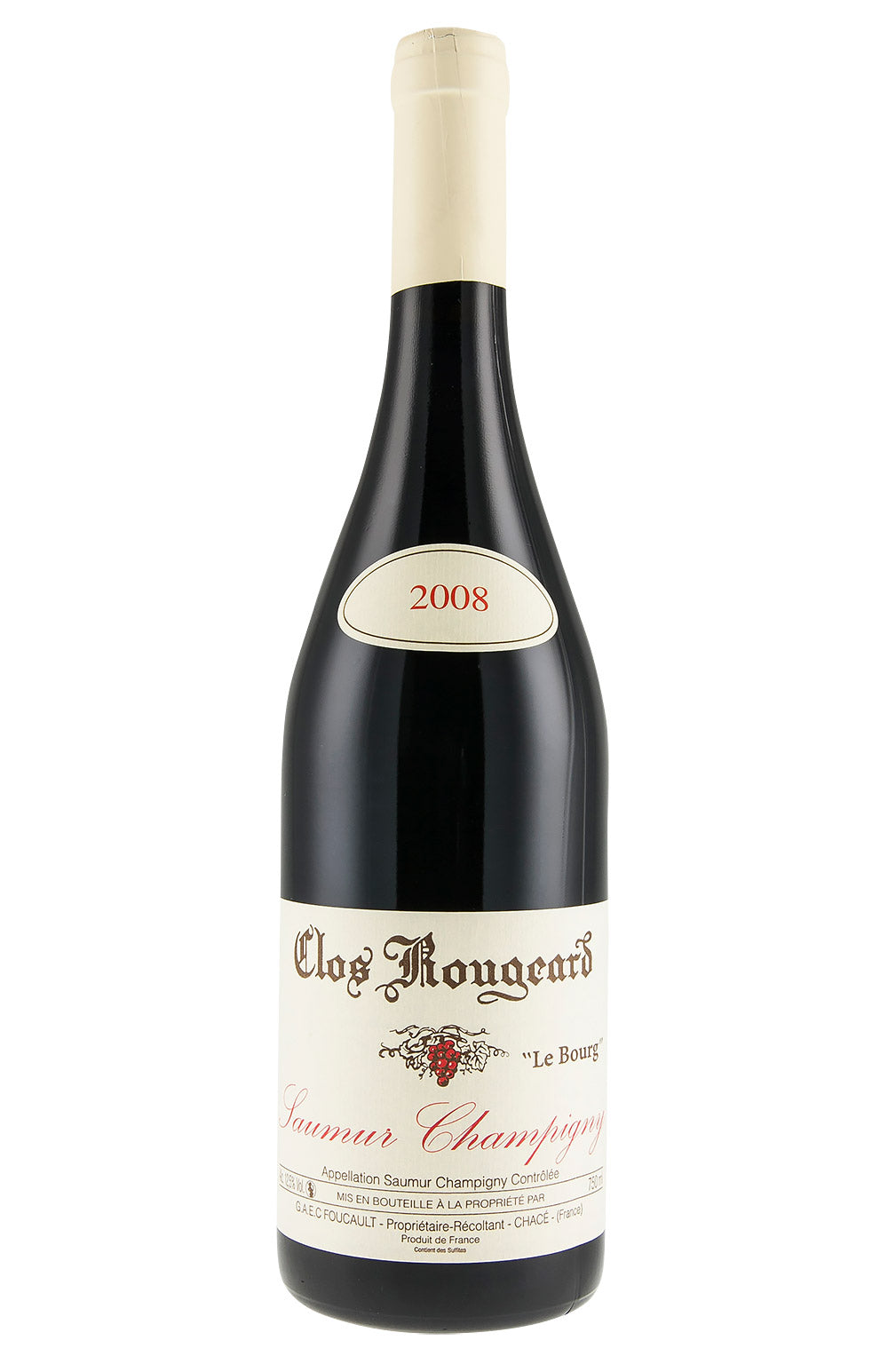 Saumur Champigny Le Bourg Clos Rougeard 2008