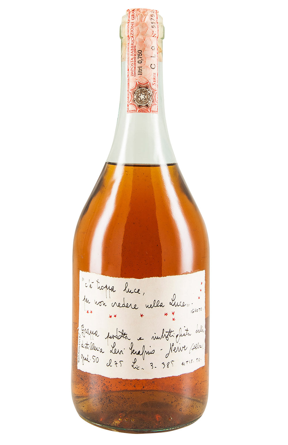 Romano Levi Grappa C`e Troppa Luce 1990
