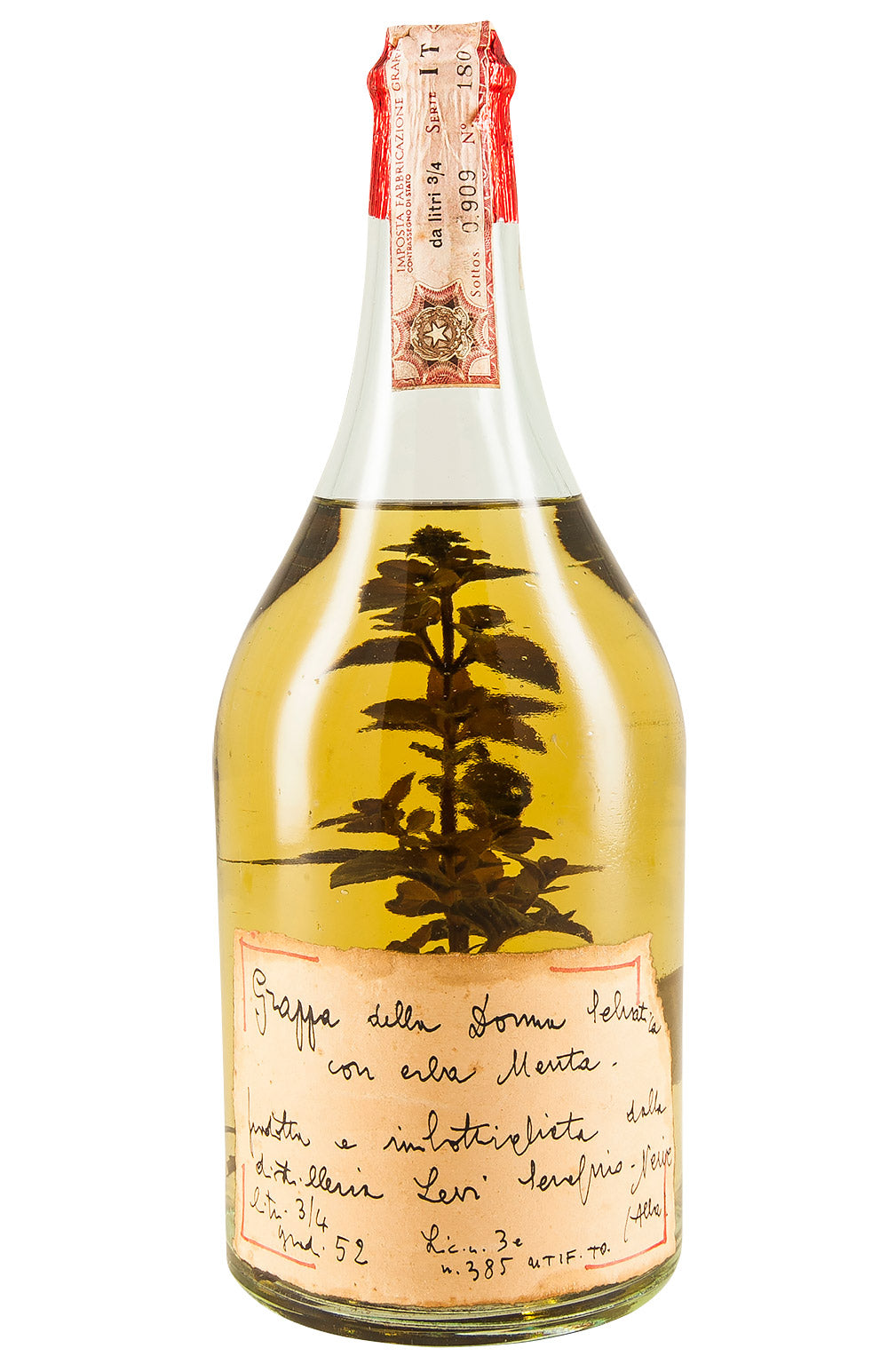 Romano Levi Grappa Donna Selvatica Menta c. 1970s