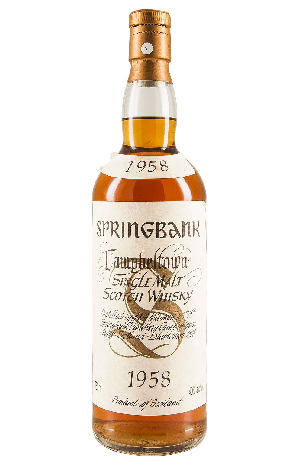 Springbank Vintage 1958