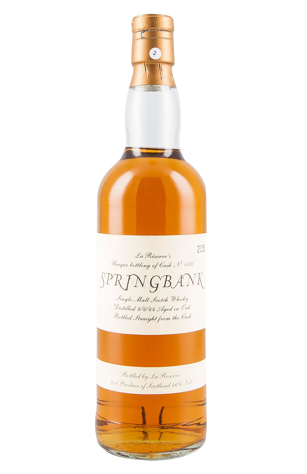 Springbank Cask 1530 La Reserve 1964
