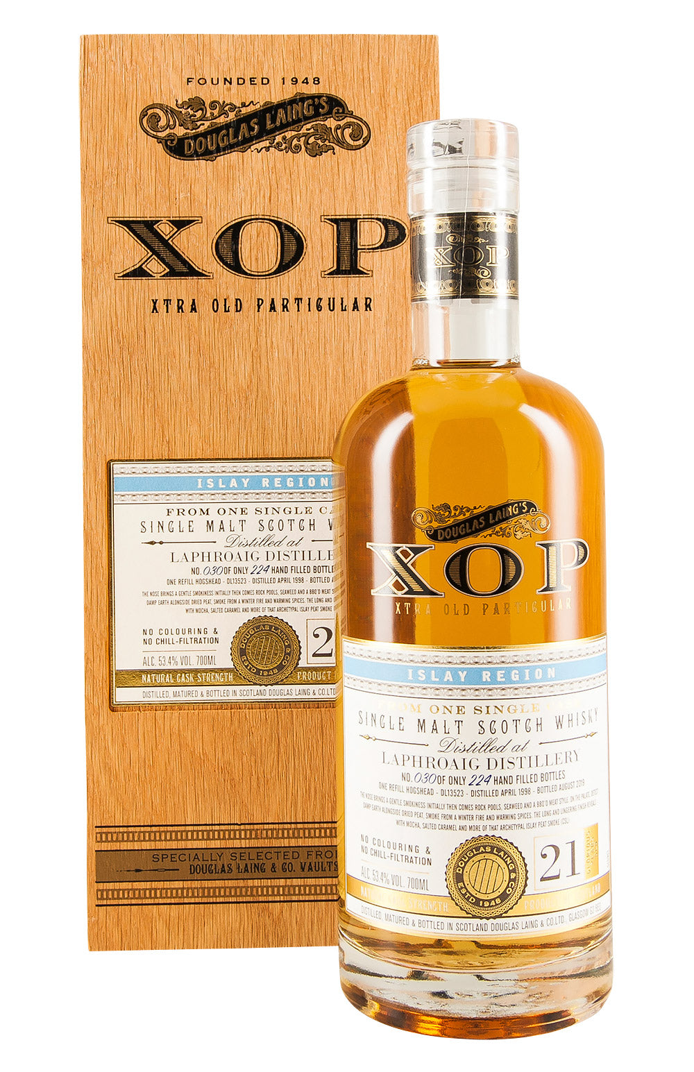 Laphroaig 21 Year Old Xtra Old Particular 1998