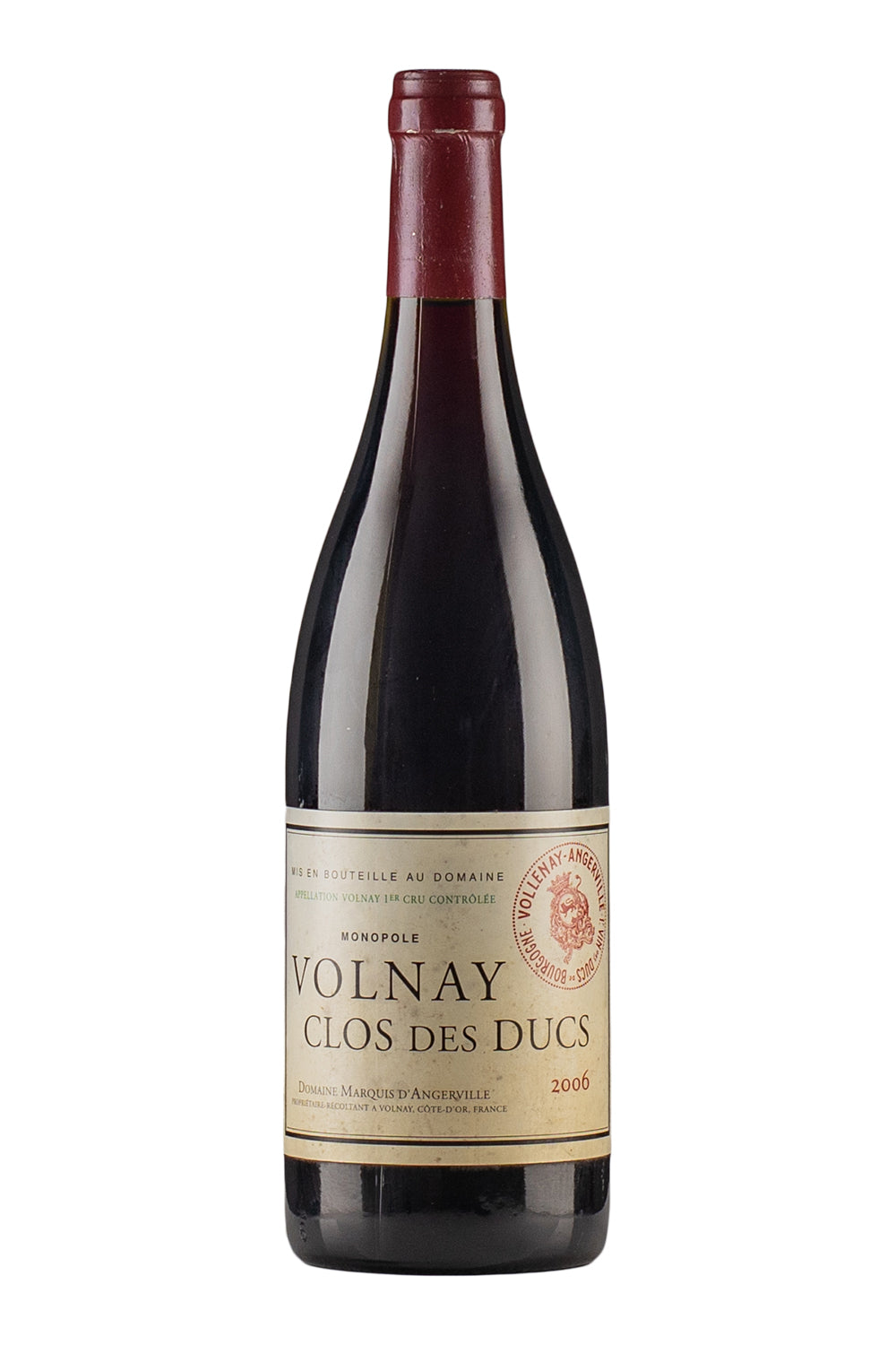 Volnay Clos des Ducs Marquis d`Angerville 2006