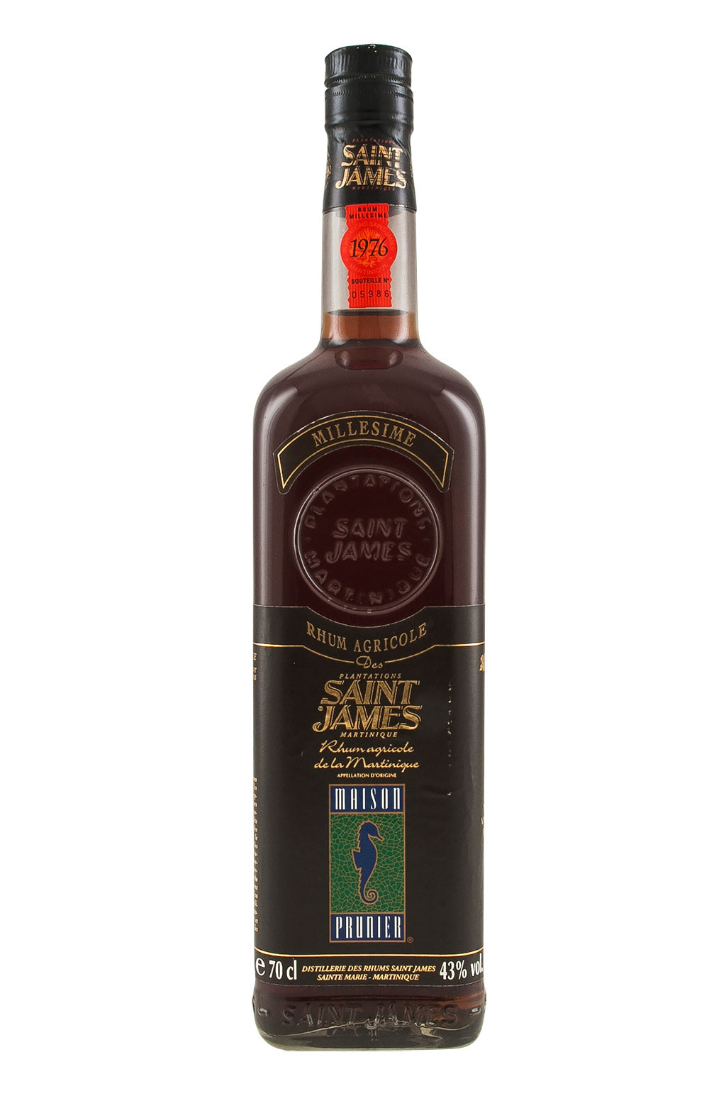 Rhum St James Vintage 1976