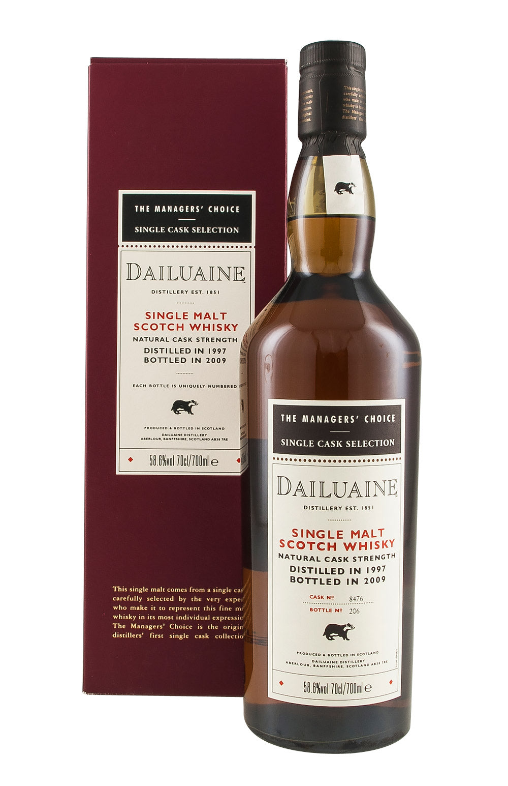 Dailuaine Manager`s Choice (2010 Release) 1997