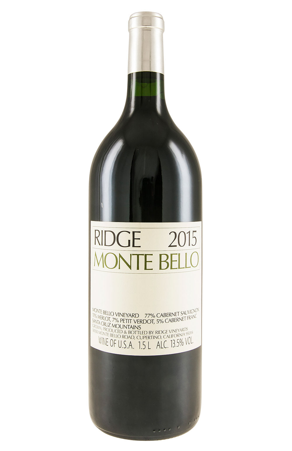 Ridge Monte Bello Cabernet Sauvignon Magnum 2015