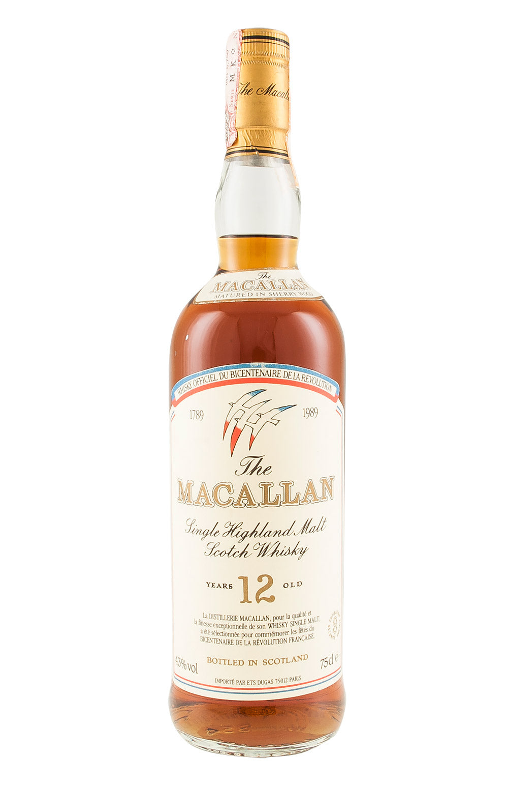 Macallan 12 Year Old Bicentennial French Revolution