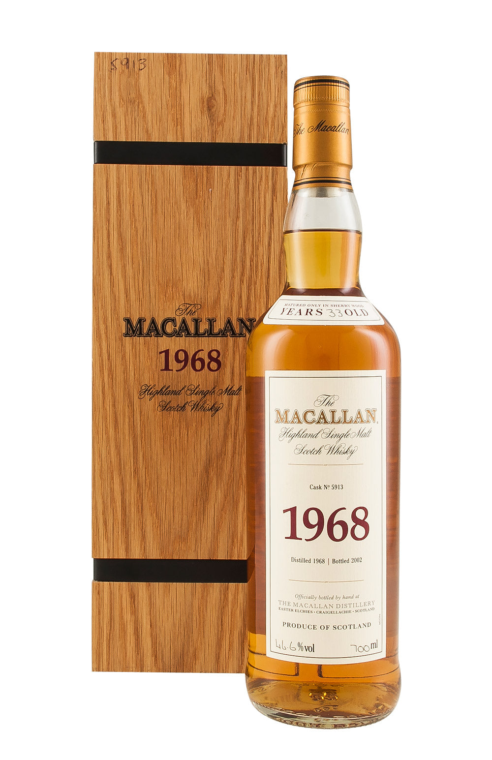 Macallan Fine and Rare Cask 5913 1968