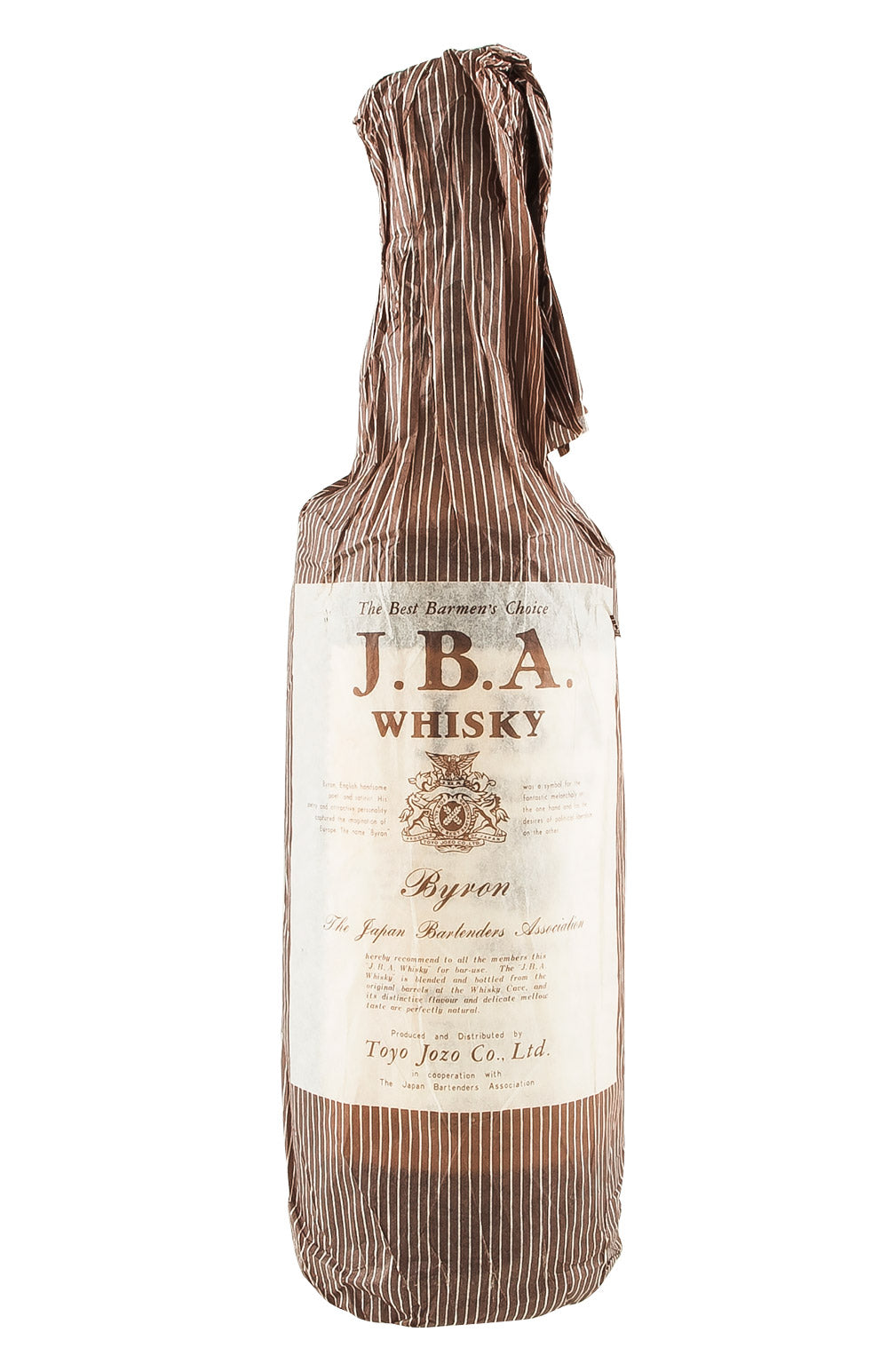 Toyo Jozo Japanese Bartenders Assocation (Bottled 1967)