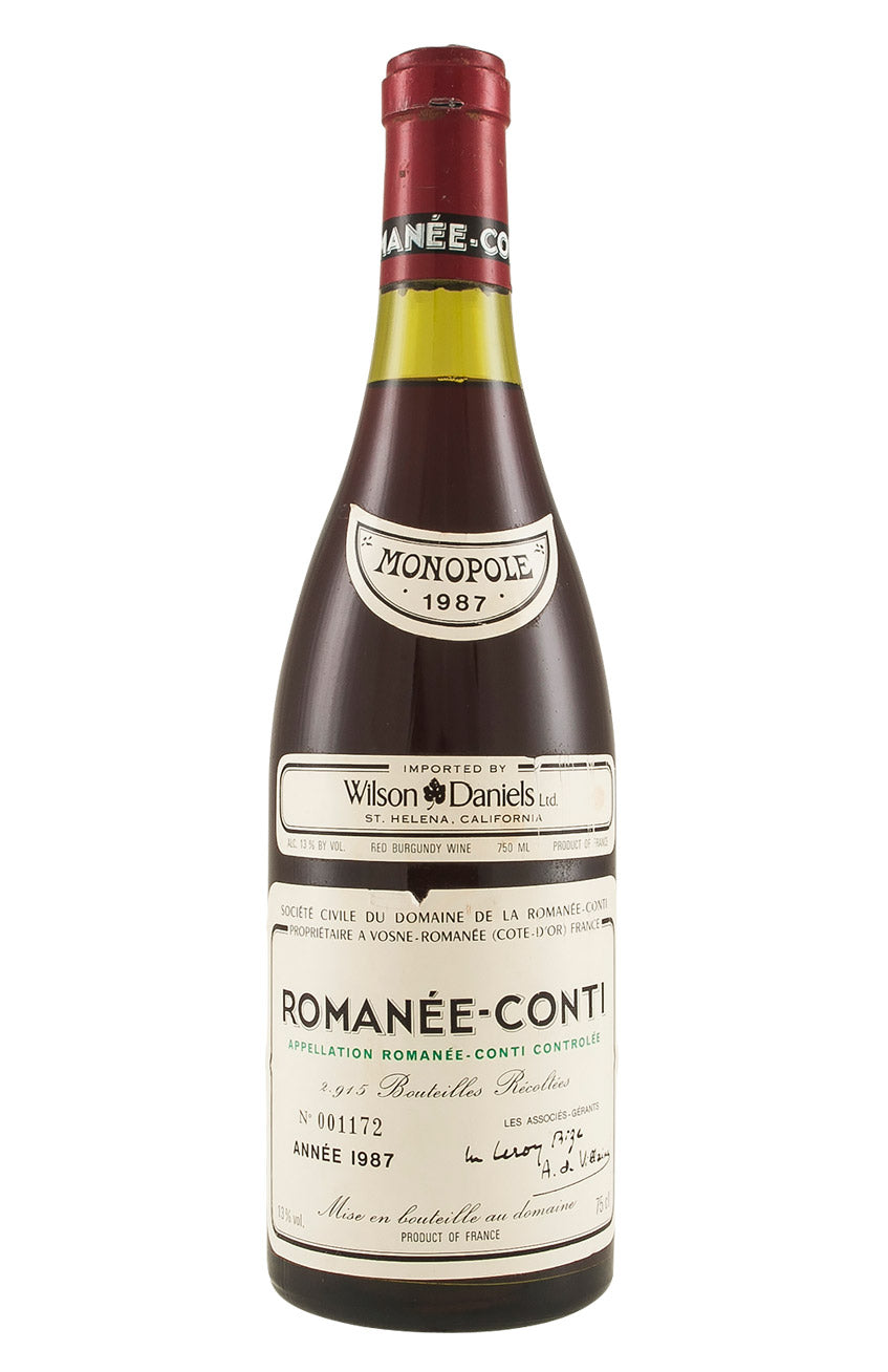 Romanee Conti DRC 1987