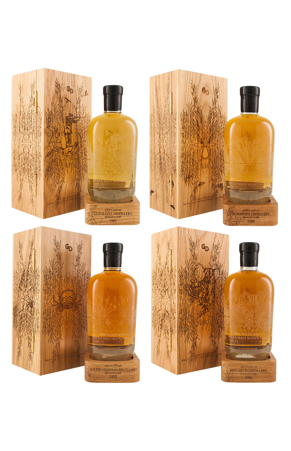 Golden Decanters The First Collection