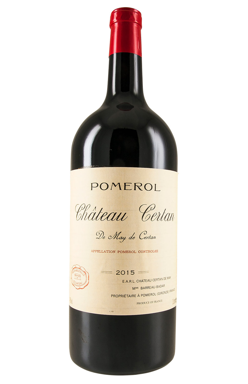 Certan de May 300cl 2015