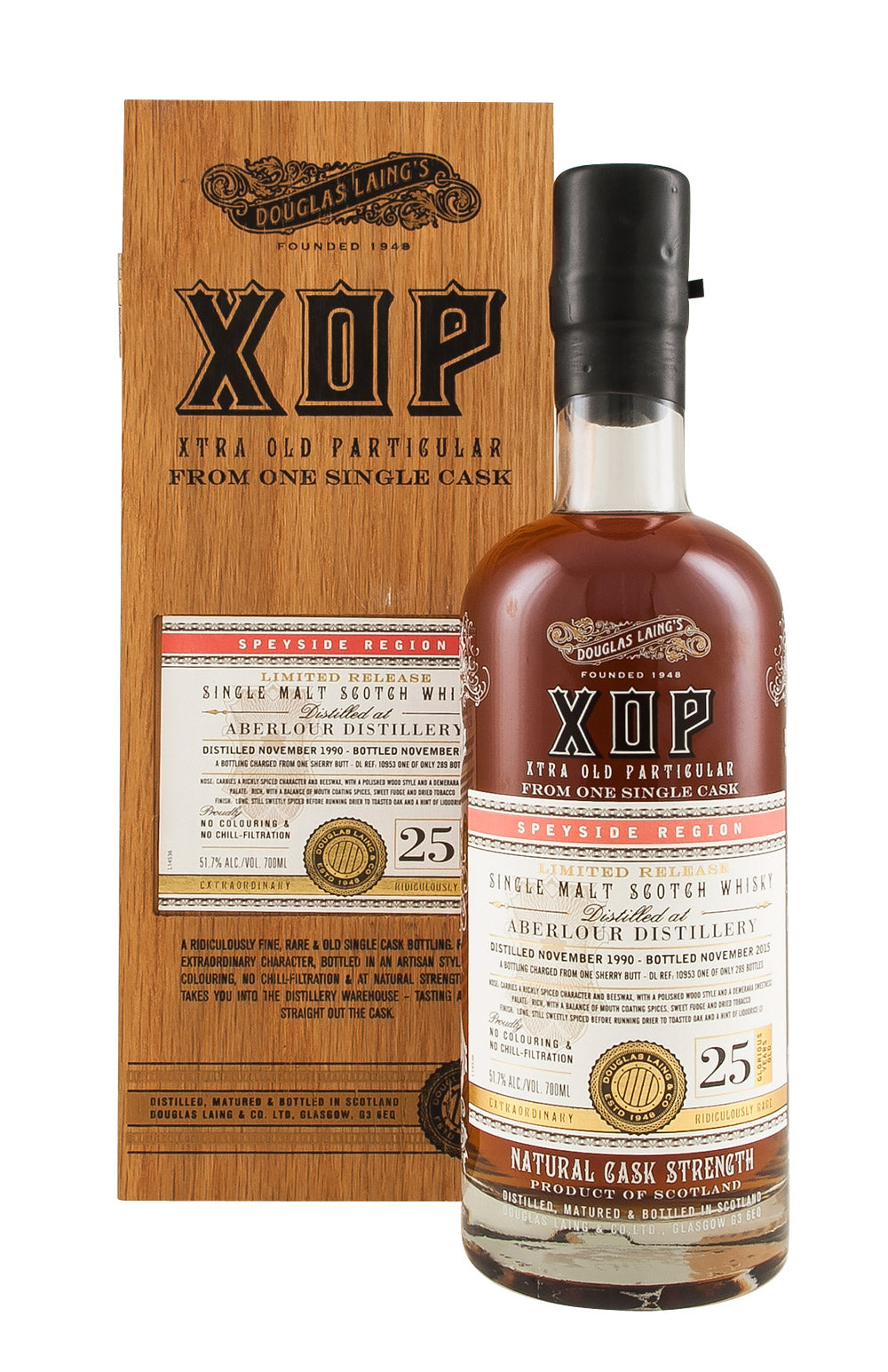 Aberlour 25 Year Old Xtra Old Particular 1990