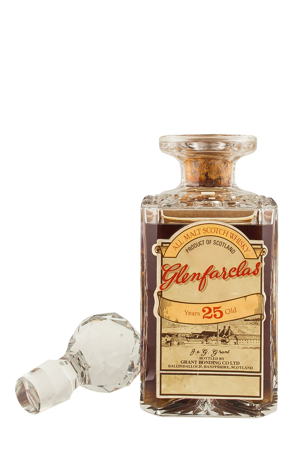 Glenfarclas 25 Year Old Crystal Decanter
