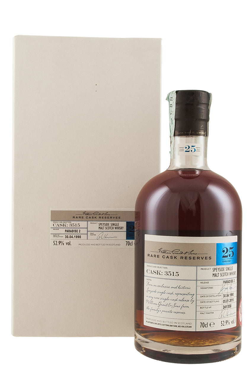 Speyside 25 Year Old Paradise Two Rare Cask Reserve