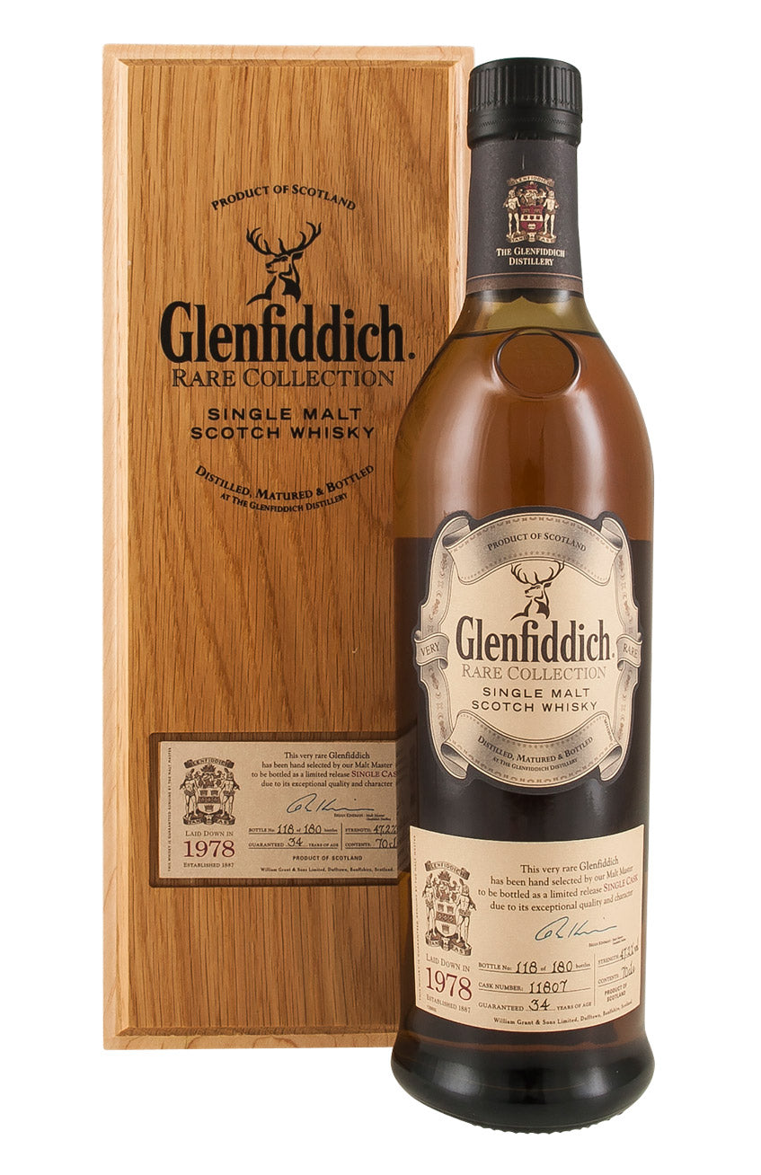 Glenfiddich 34 Year Old Rare Collection Cask 11807 1978