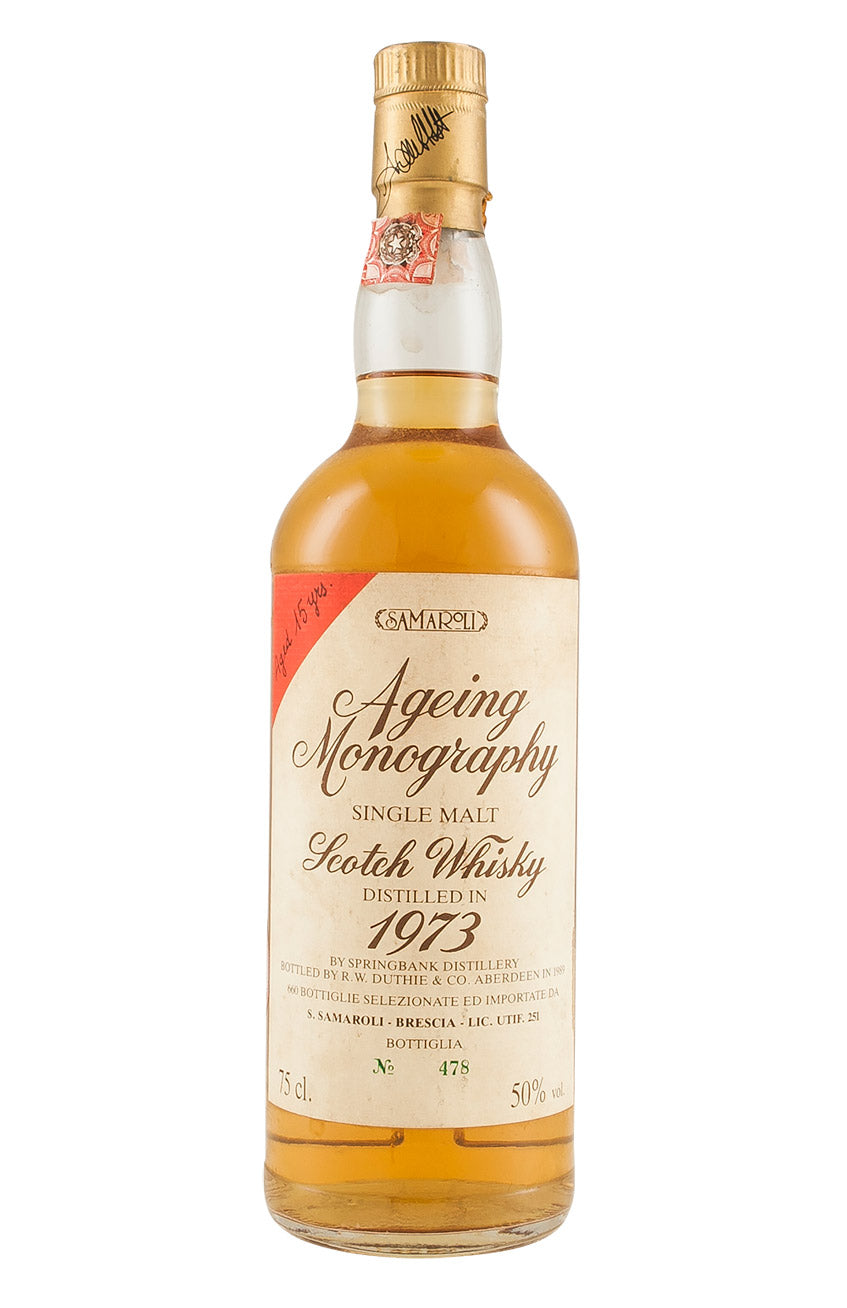 Springbank 15 Year Old Samaroli Ageing Monography 1973