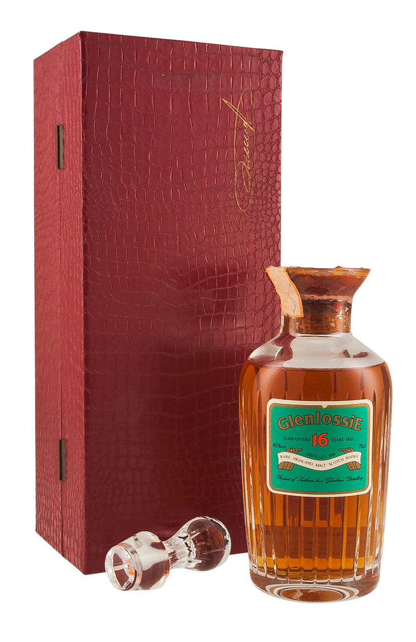 Glenlossie 16 Year Old Crystal Decanter Sestante 1970