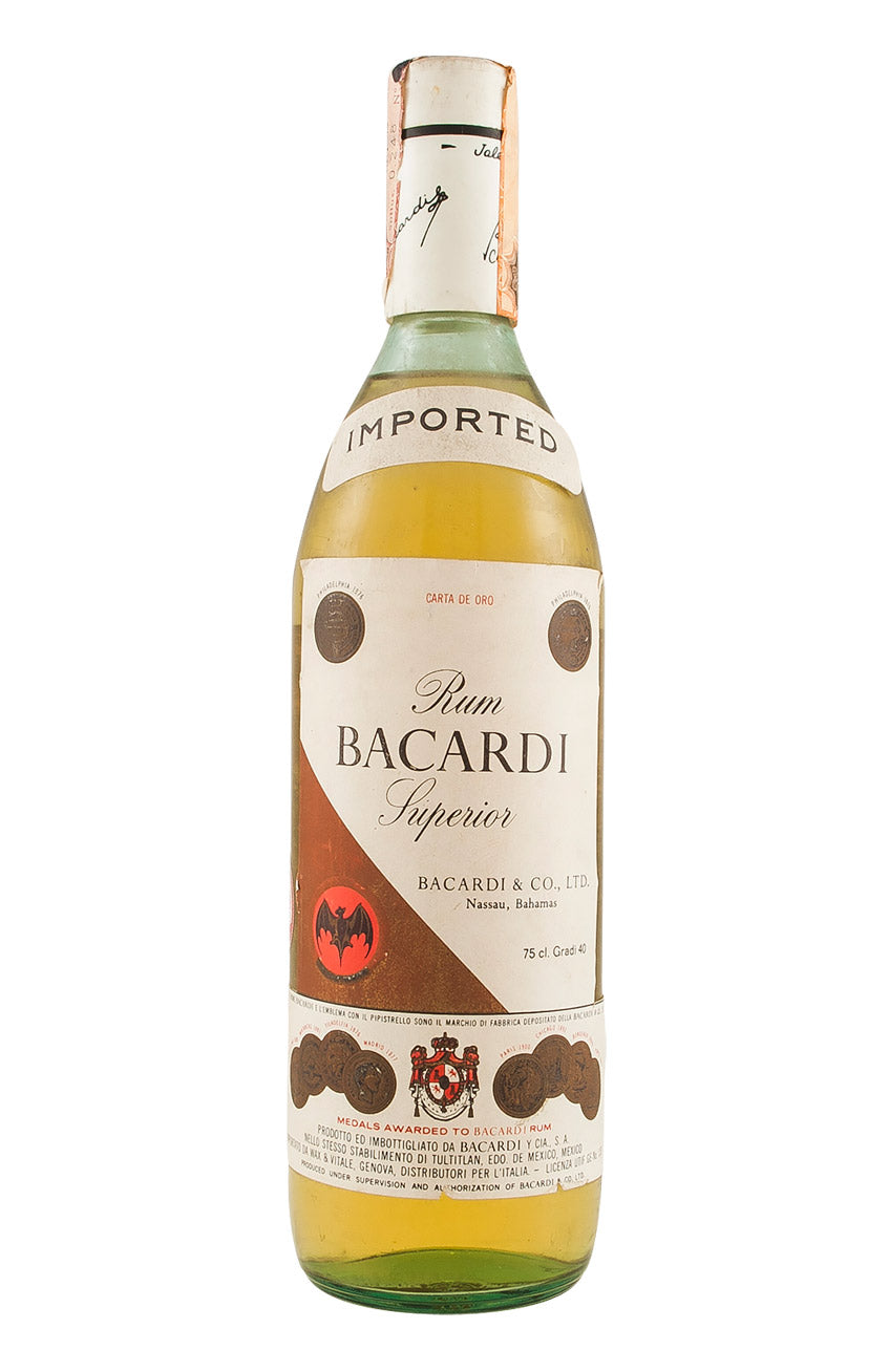 Bacardi Superior Aged c. 1970s