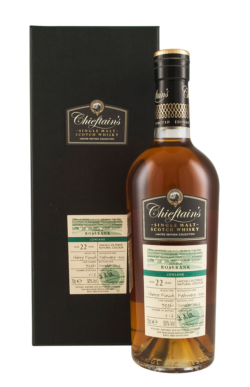 Rosebank 22 Year Old Chieftain`s