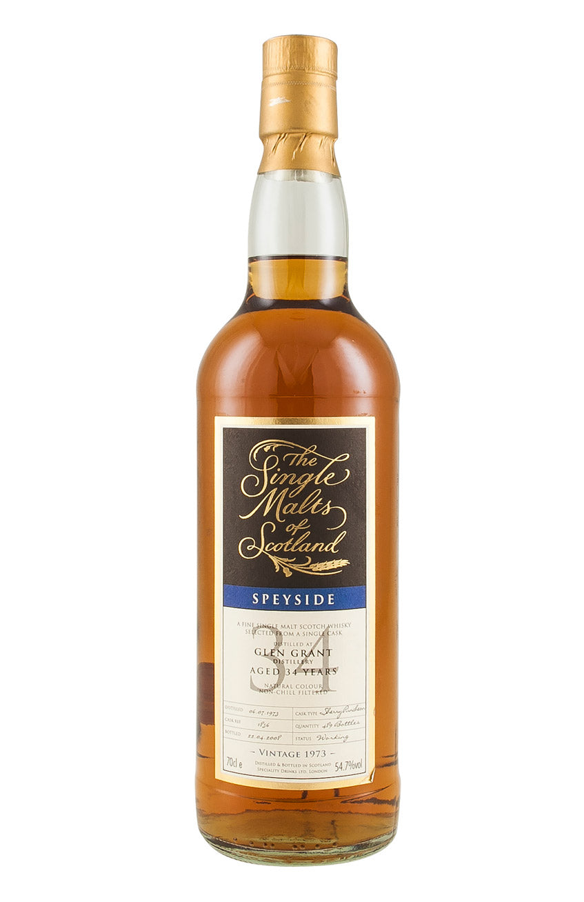 Glen Grant 34 Year Old Single Malts of Scotland 1973