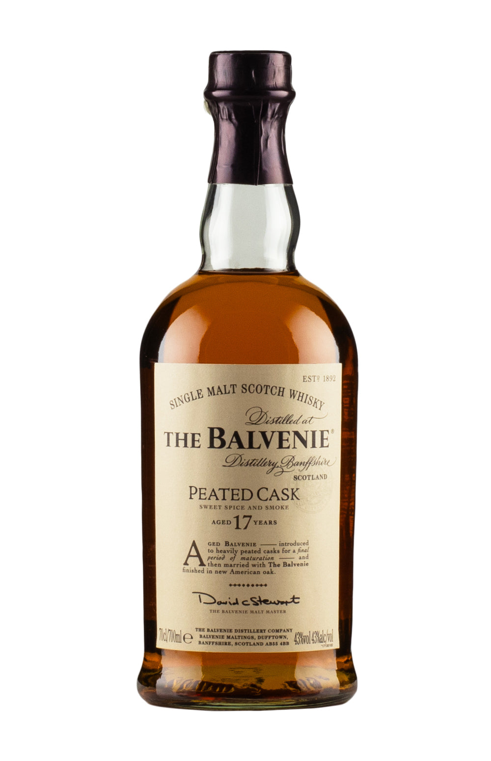Balvenie 17 Year Old Peated Cask – Hedonism Wines