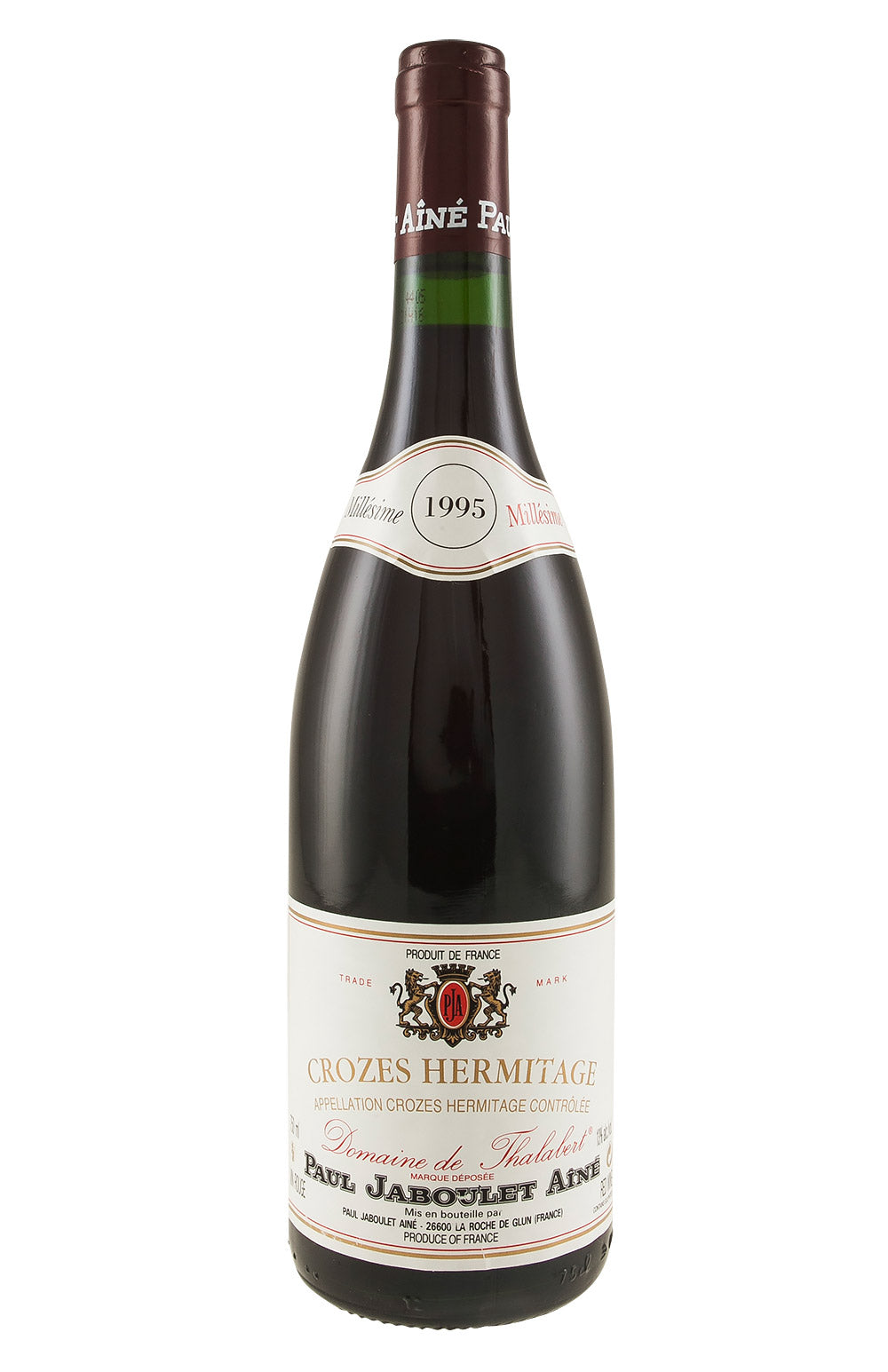 Crozes Hermitage Domaine de Thalabert Jaboulet 1995