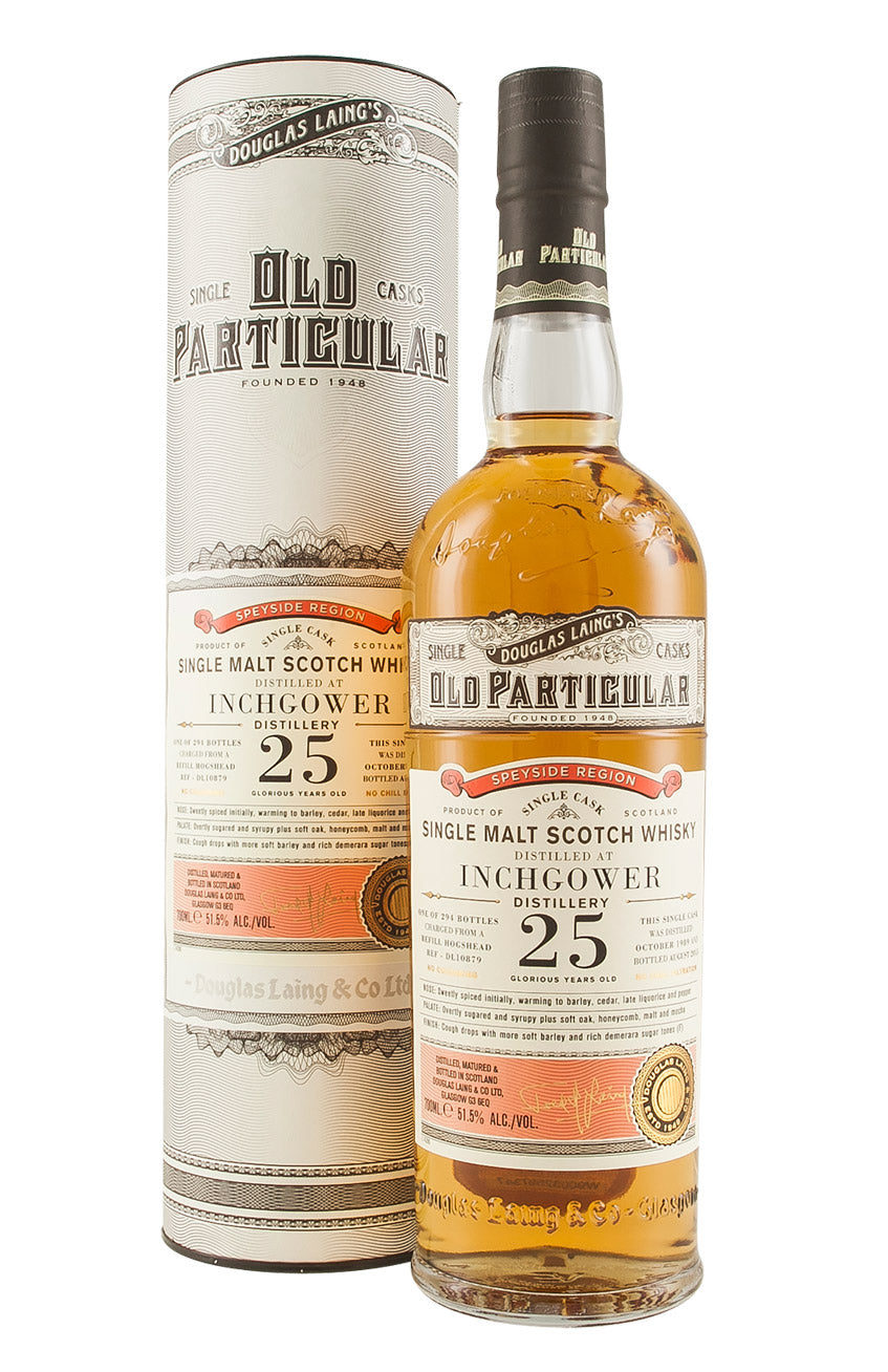 Inchgower 25 Year Old Old Particular 1989