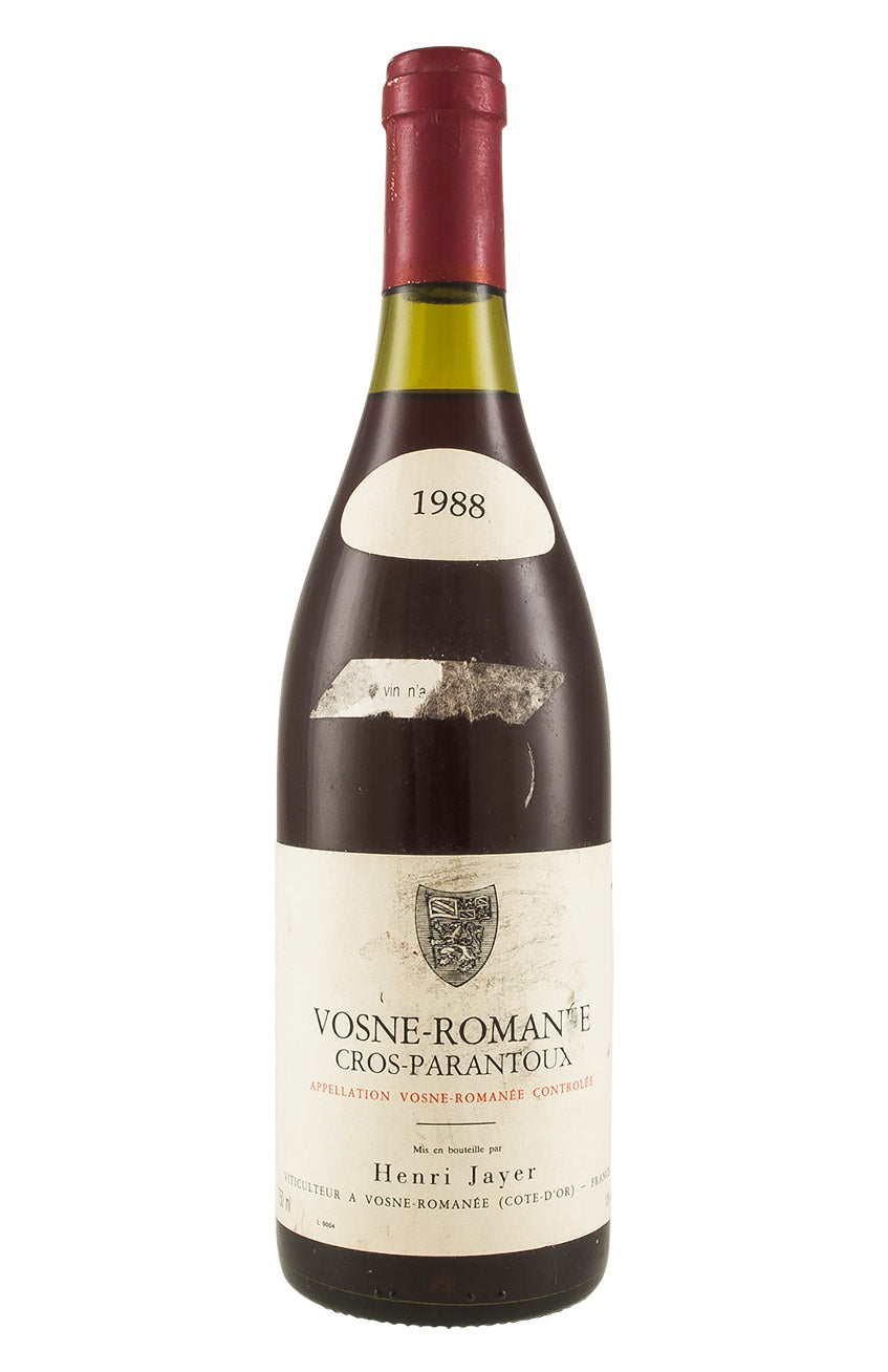 Vosne Romanee Cros Parantoux Henri Jayer 1988